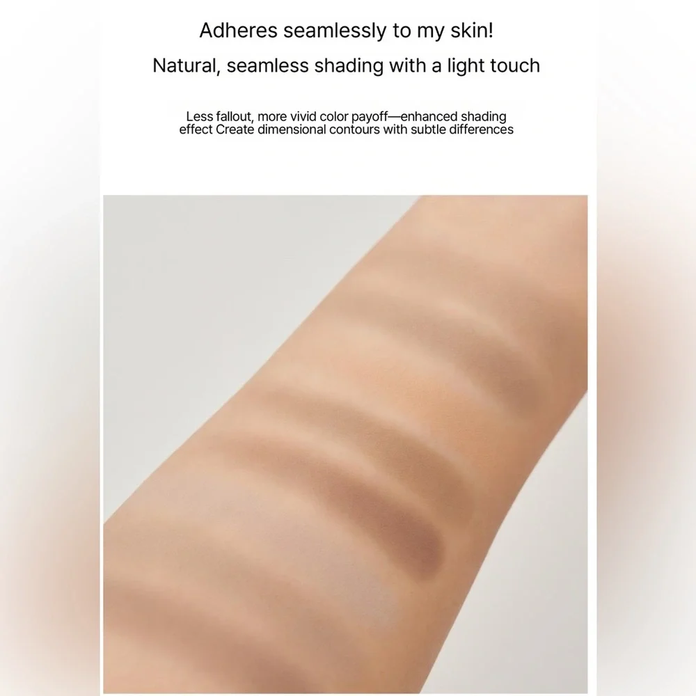 Peripera 01 Natural Brown V Shading Palette- lightweight contour powder palette
